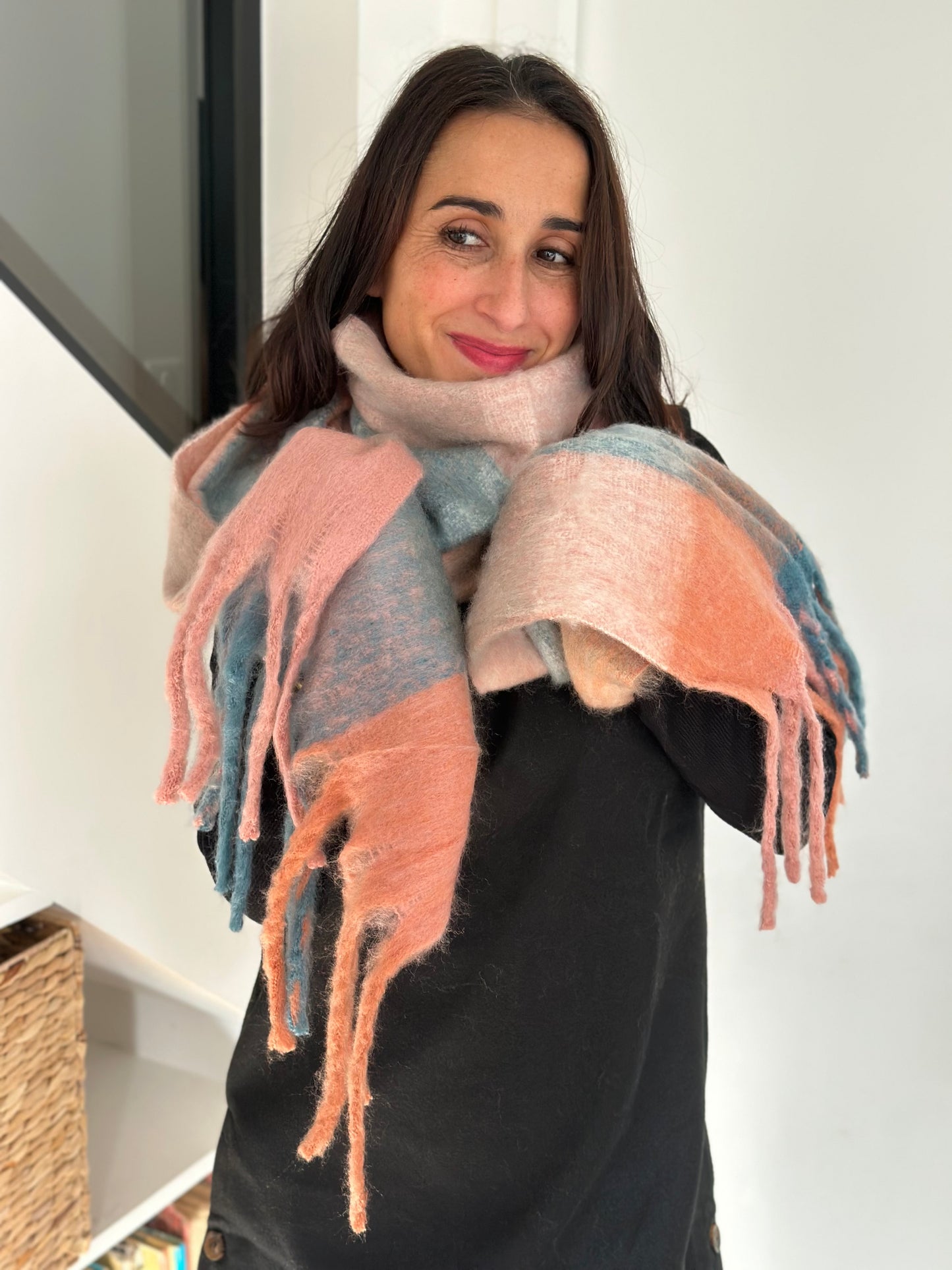 Echarpe Héléna rose