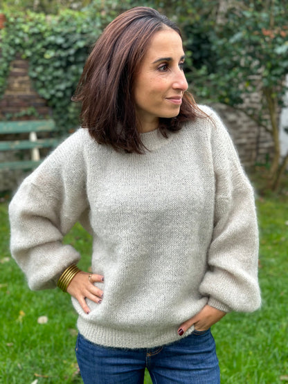 Pull Côme beige