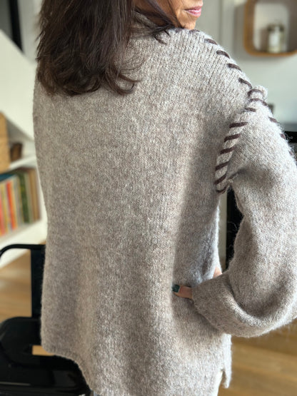 Pull Camille Taupe