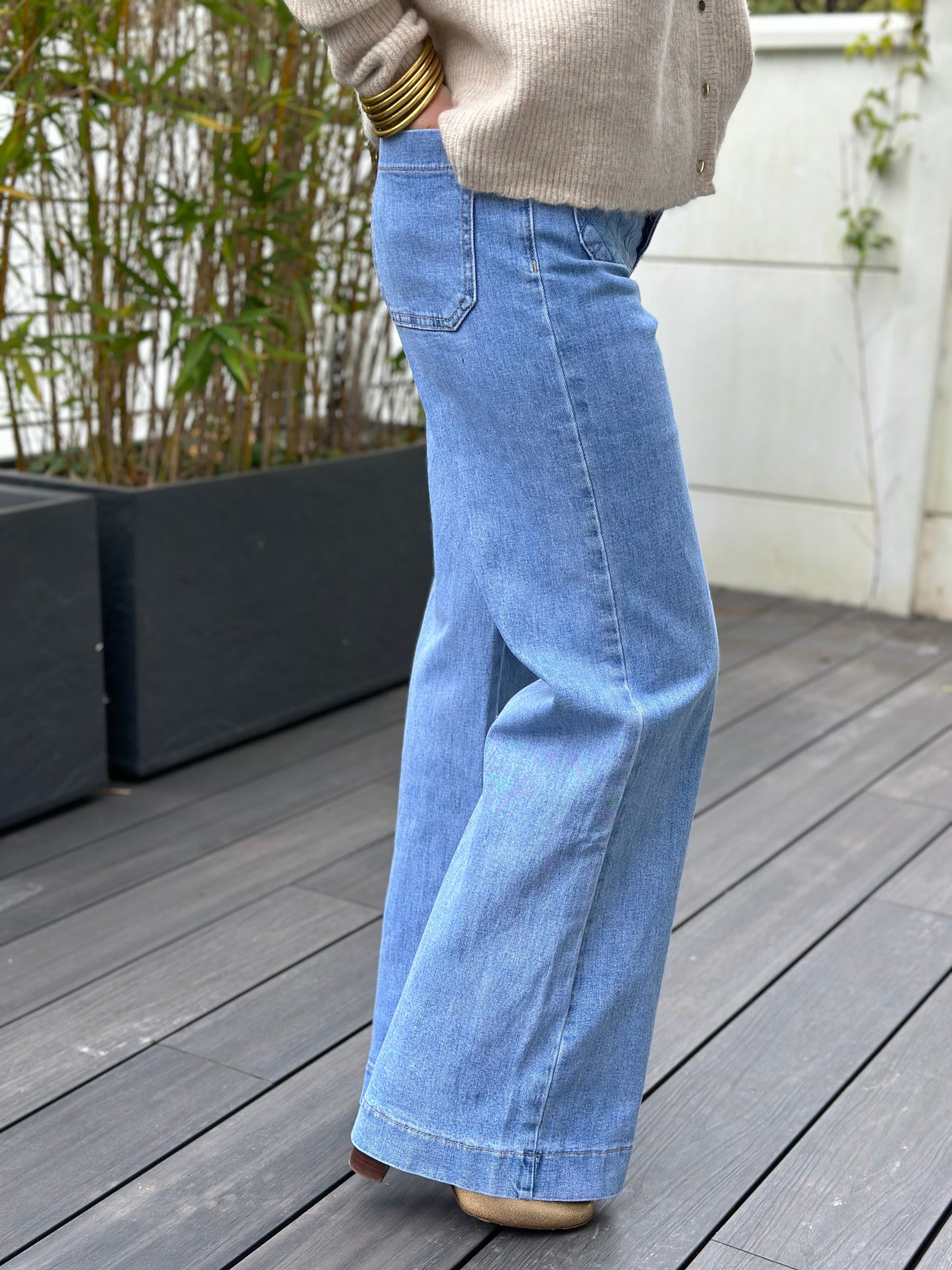 Pantalon Sienna bleu clair