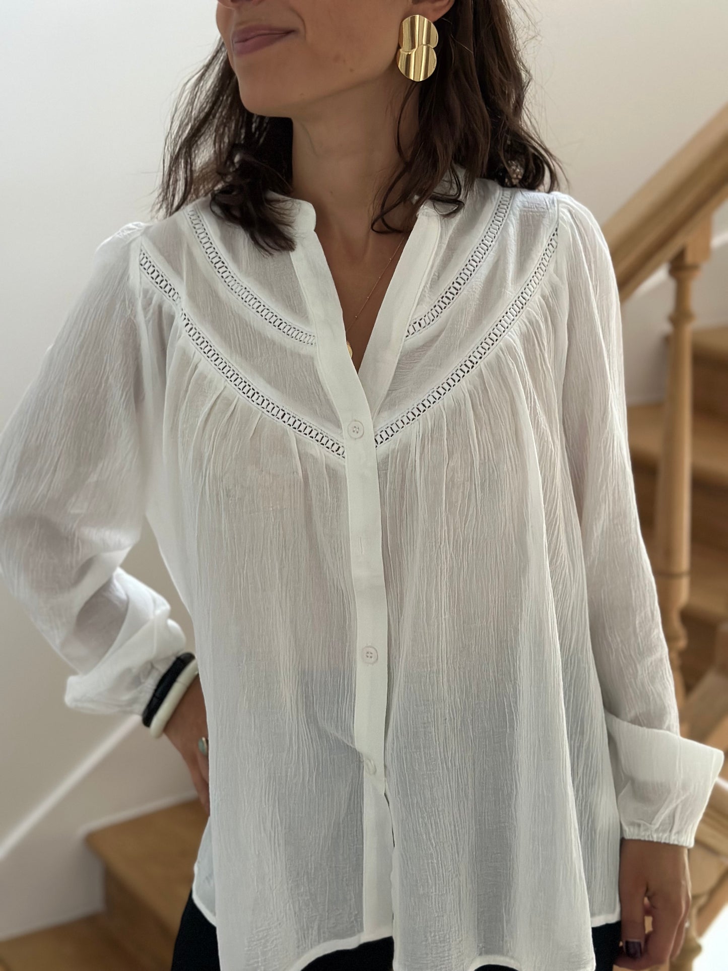 Chemise NAOMIE Blanche