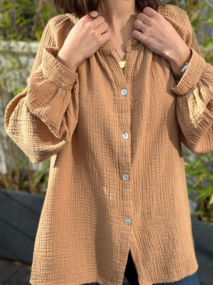 Chemise Ethel Camel