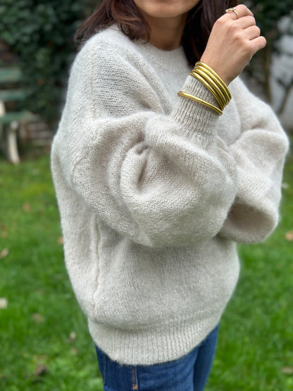 Pull Côme beige