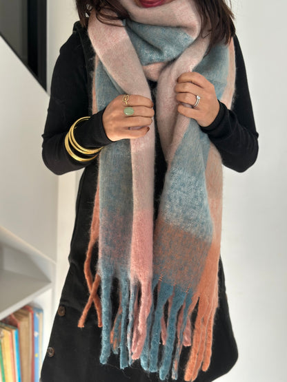 Echarpe Héléna rose